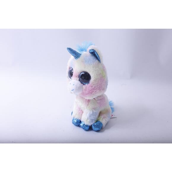 VV TY Beanie Boo, Blitz the Unicorn, Plush, Adorable, Soft Toy, Pastel Colors, - Picture 1 of 3